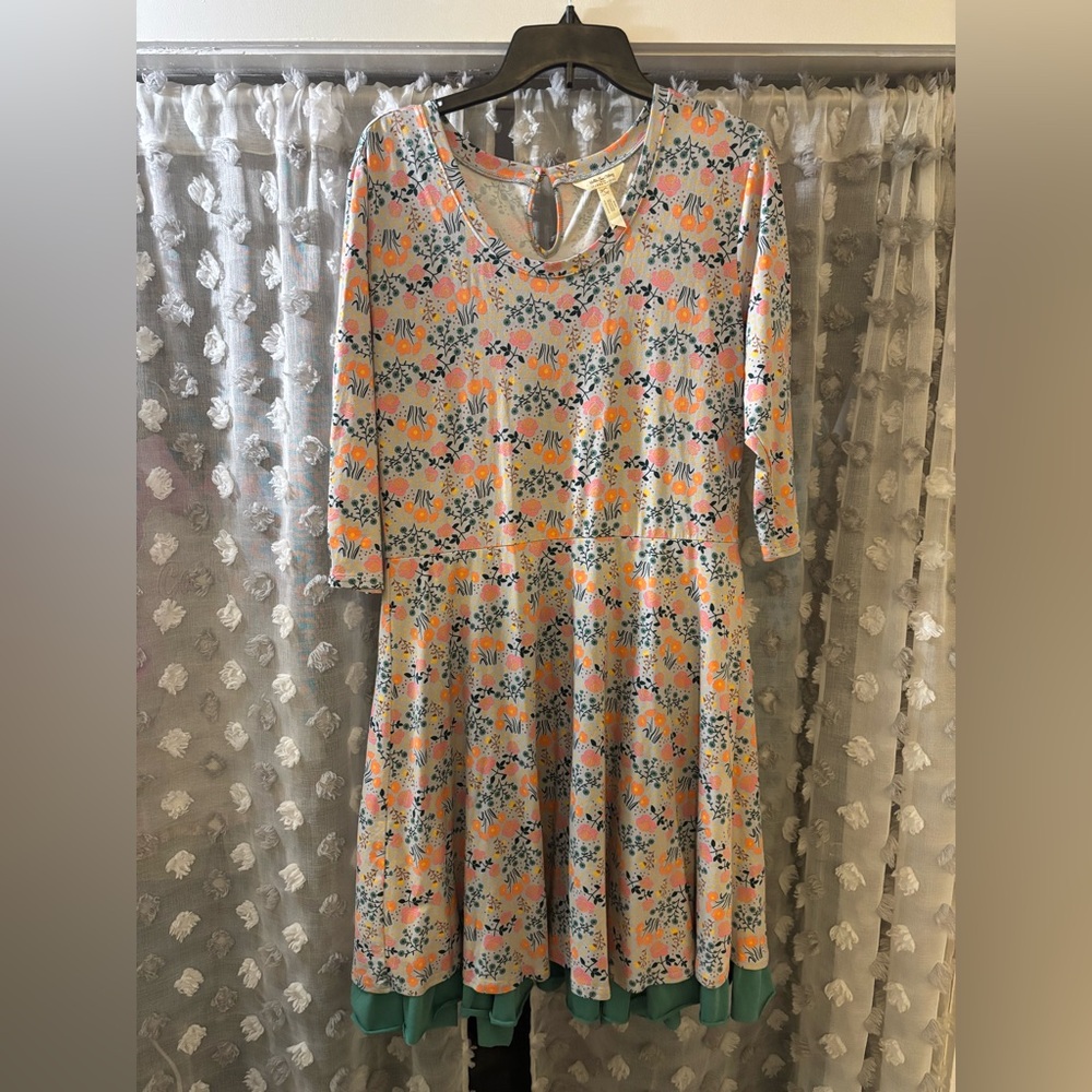 Matilda Jane Vibrant Floral Midi Dress